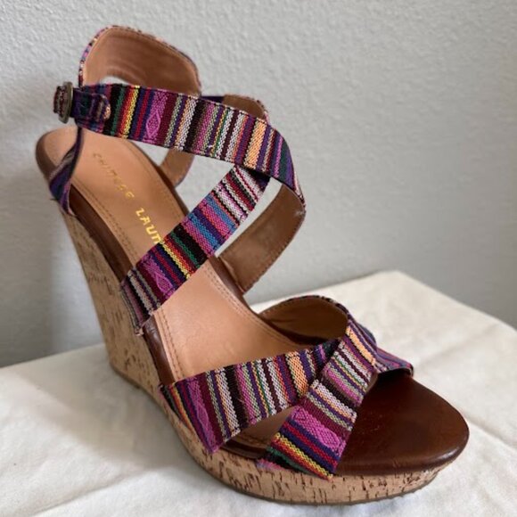 Chinese Laundry Wedge Colorful Heels - Picture 6 of 6